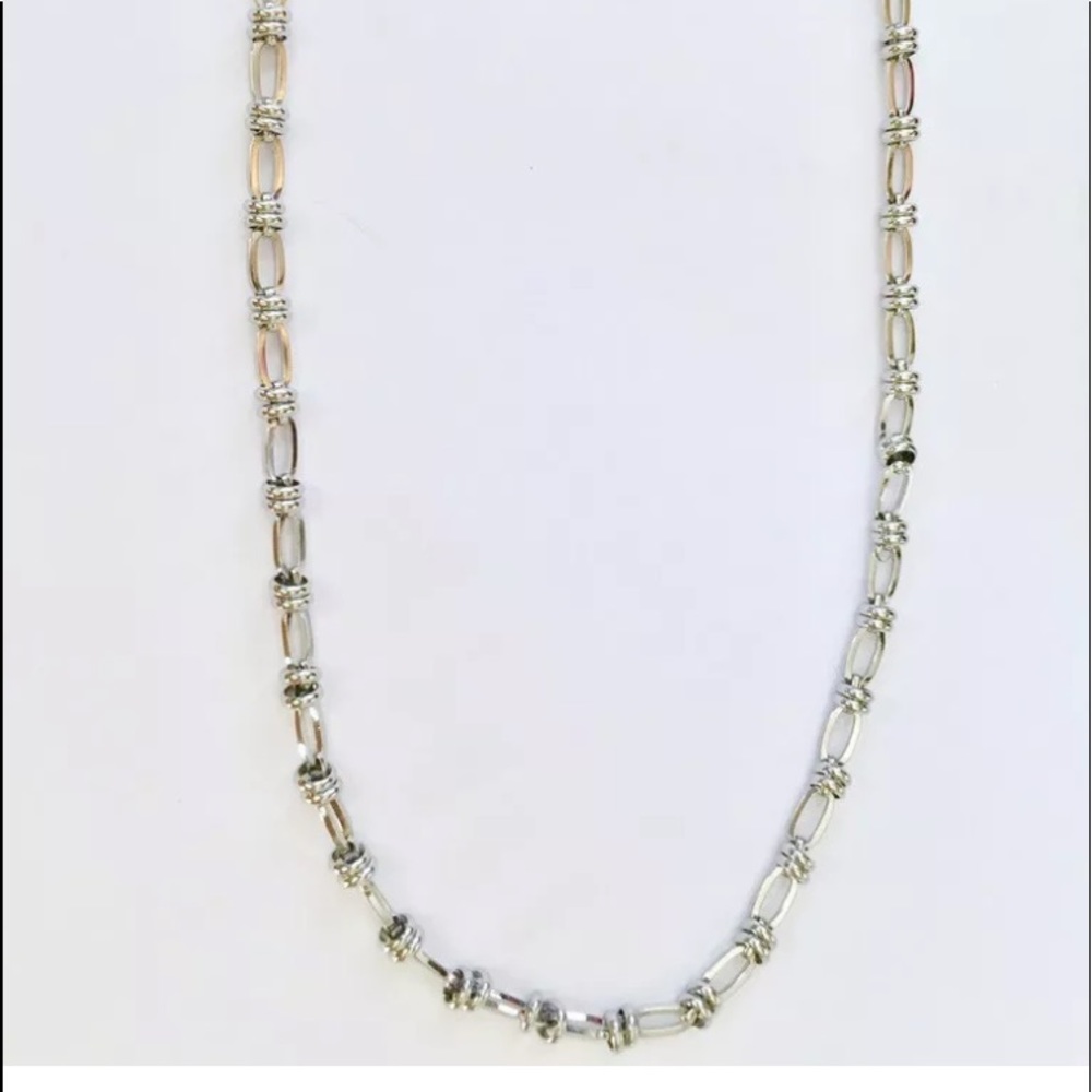 NWT LOFT Long Looped Chain Link Necklace 34"